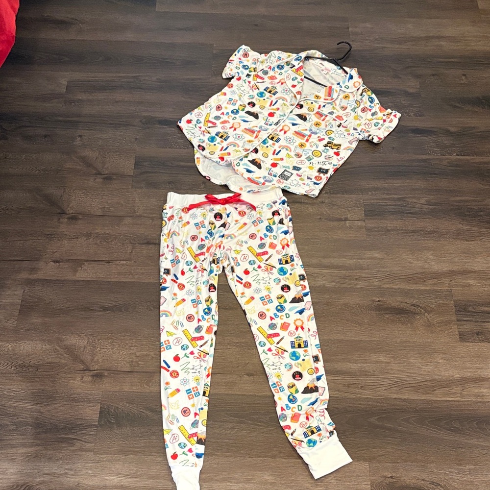 Teacher Print Women's Pajama Set